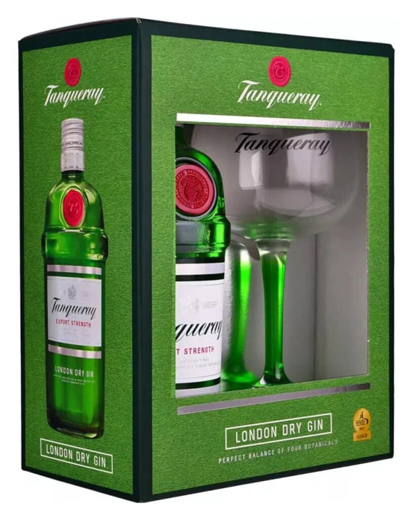 Tanqueray London Dry Gin with Copa 70 cl