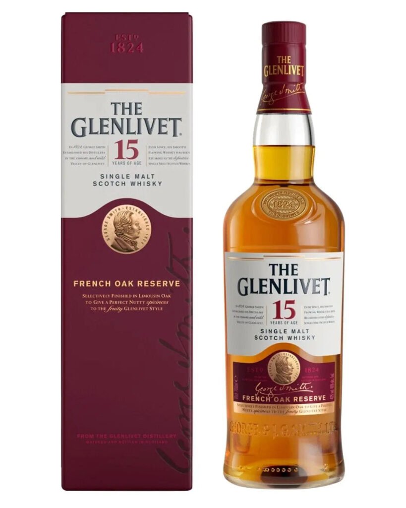 Order The Glenlivet 15 Year Old Whisky 70 cl
