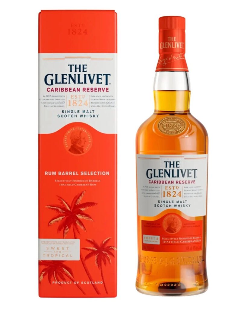 Purchase The Glenlivet Caribbean Reserve Single Malt Whisky 70 cl