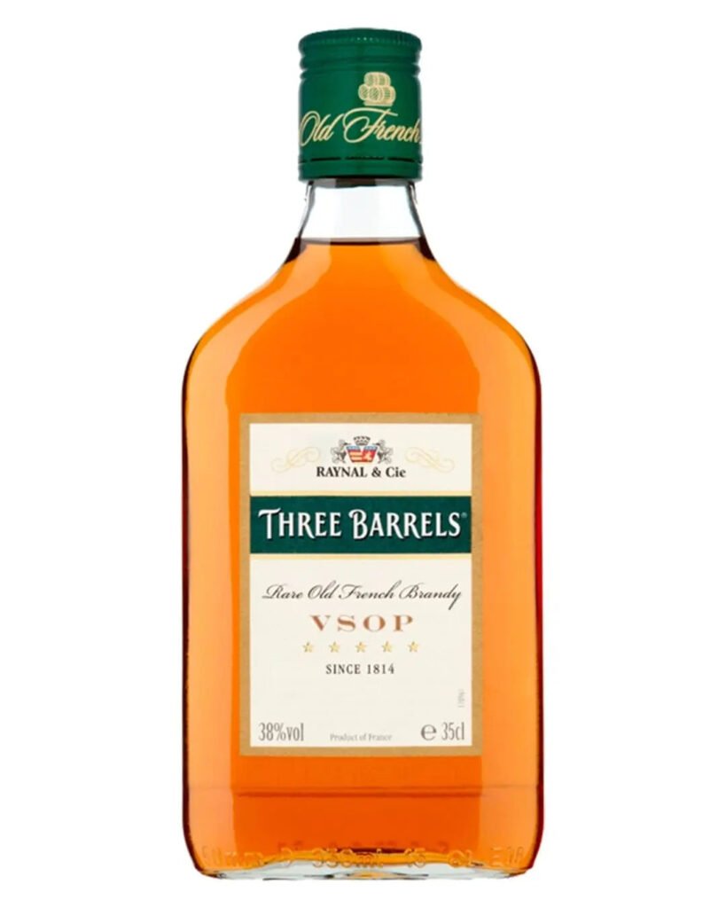 Three Barrels VSOP Brandy 35 cl