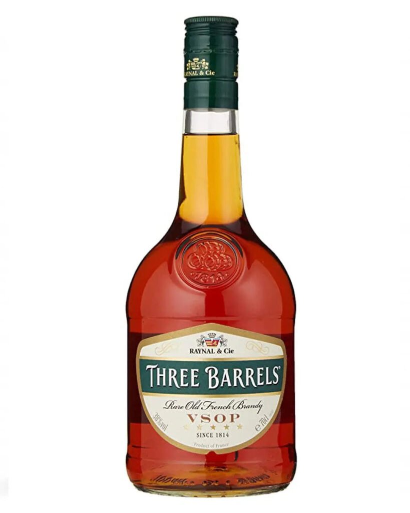 Three Barrels VSOP Brandy 70 cl