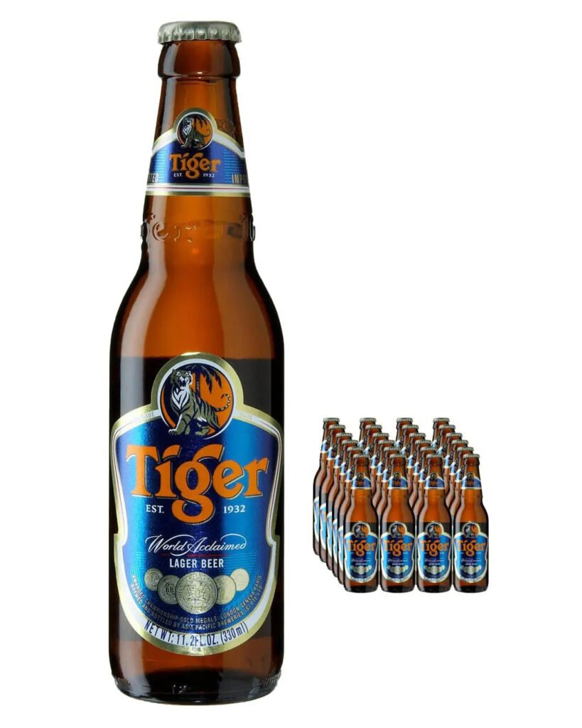 Tiger Premium Lager Beer Bottle 24 x 330 ml