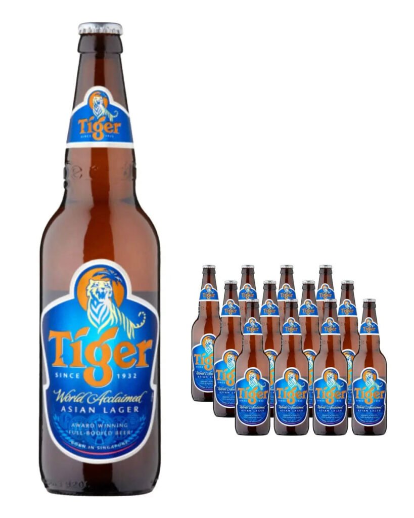 Tiger Premium Lager Beer 12 x 640 ml