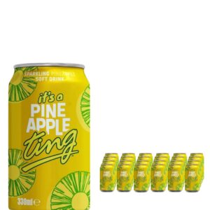 Ting Pineapple Soda Can Multipack, 24 x 330 ml