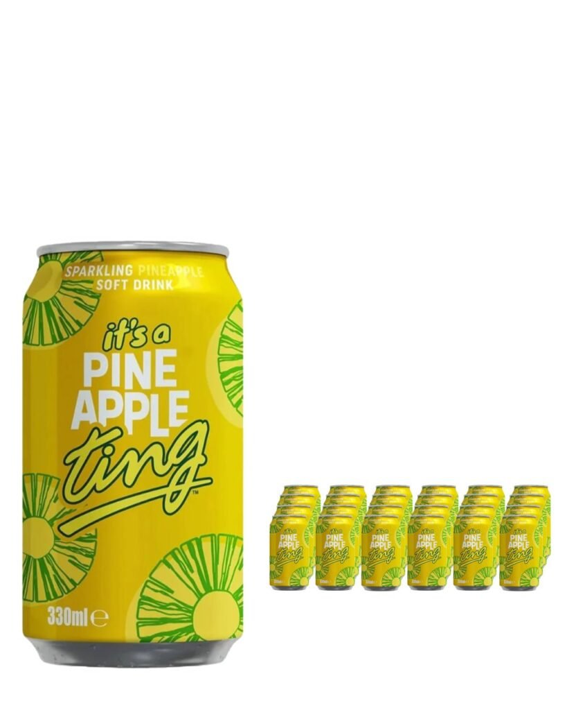 Ting Pineapple Soda Can 24 x 330 ml
