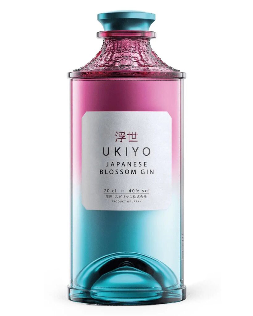Ukiyo Blossom Japanese Gin 70 cl