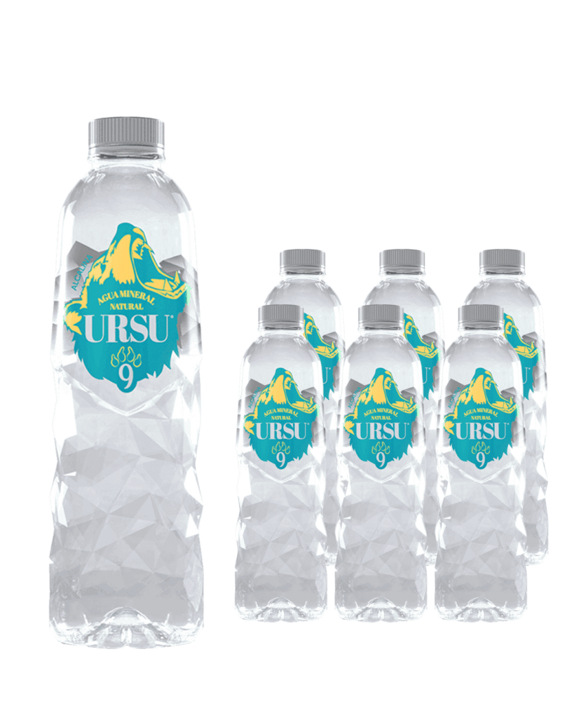 Ursu Alkaline Natural Mineral Water 6 x 500 ml