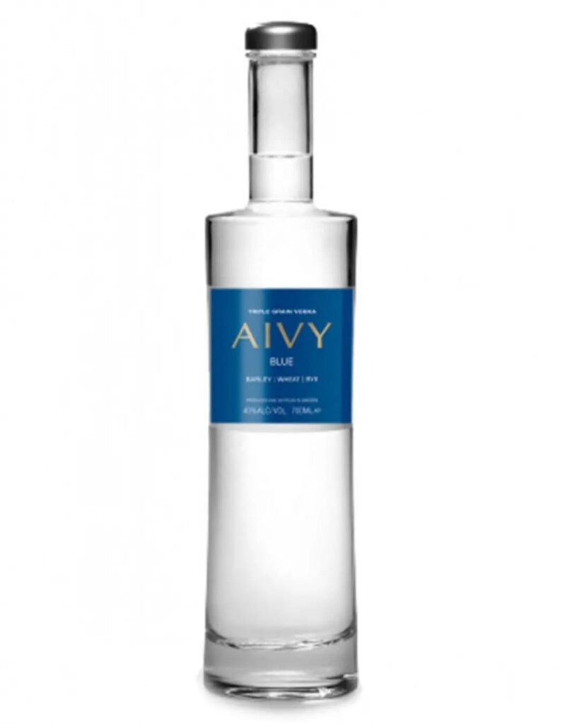Aivy Blue: Barley Wheat & Rye Triple Flavoured Vodka 70 cl