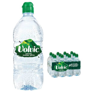 Volvic Still Mineral Water Sports Cap Bottle Multipack, 12 x 1 L