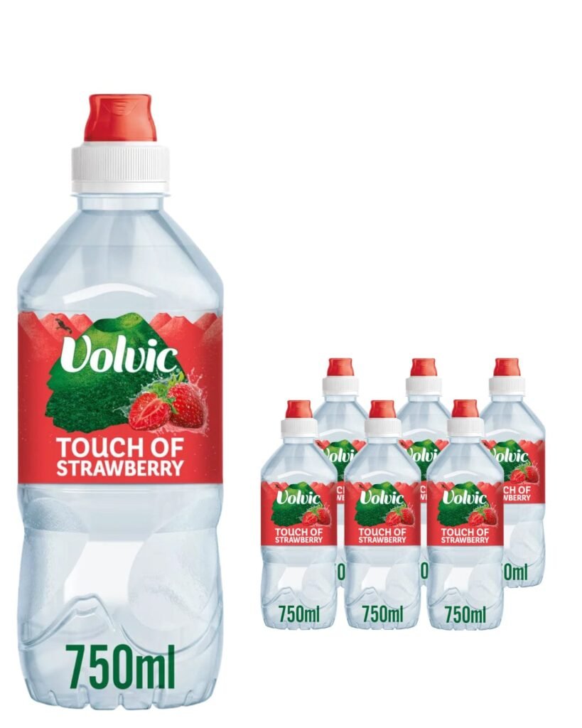 Volvic Touch of Fruit Strawberry Flavoured Water 6 x 750 ml