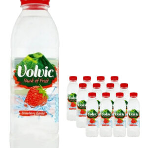 Volvic Touch of Fruit Strawberry Multipack, 12 x 500 ml