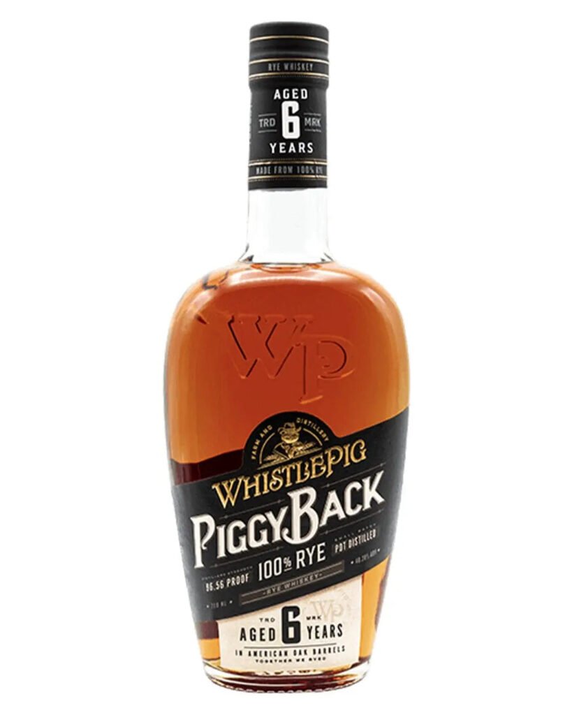 WhistlePig PiggyBack 100% Rye 6 Year Old Whiskey 70 cl