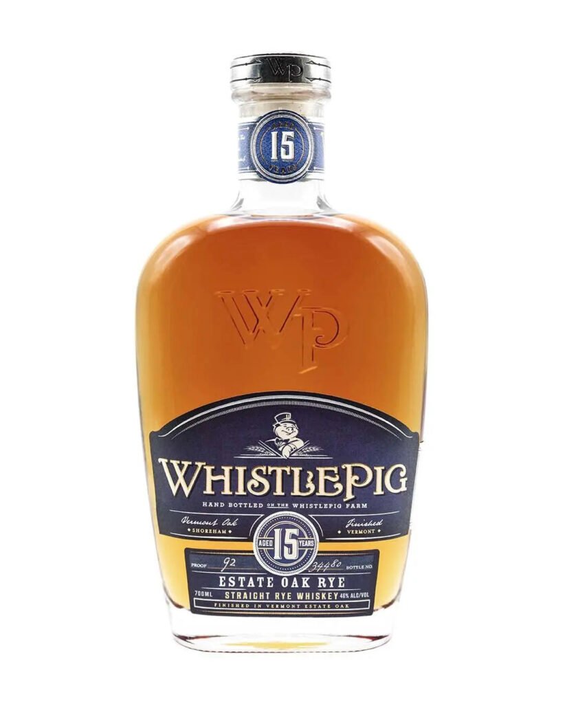 WhistlePig Rye Whiskey Vermont Oak 15 Year Old 70 cl