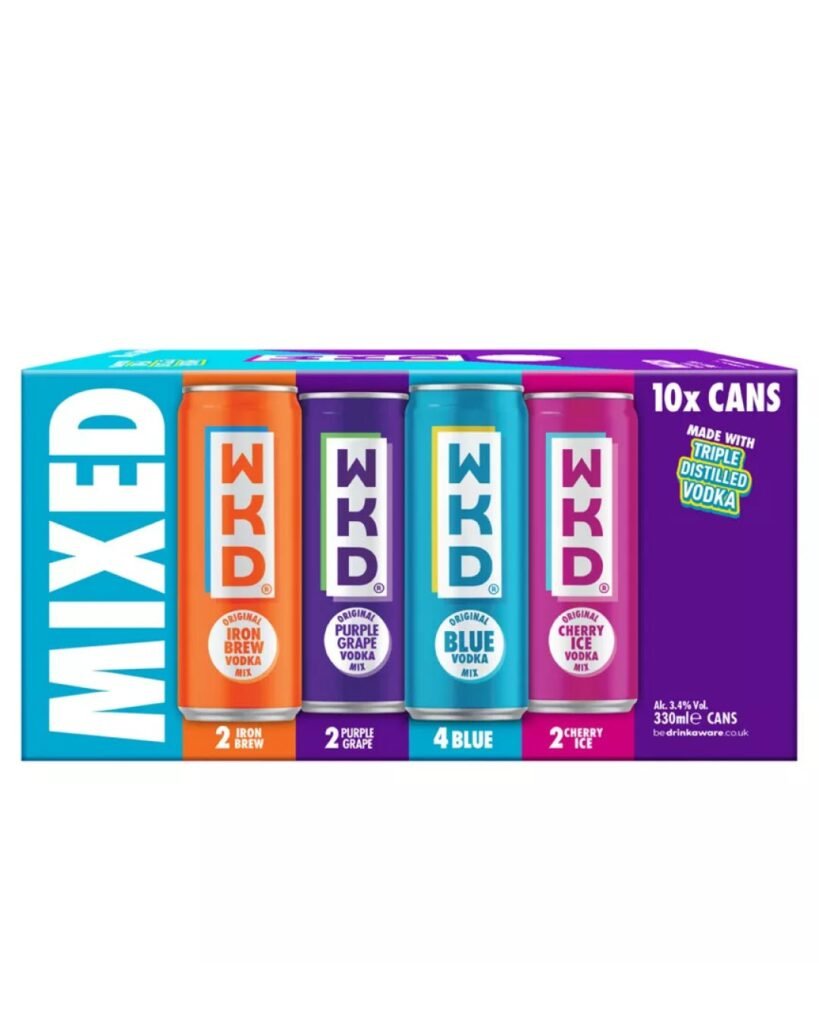 WKD Mixed Premixed Cocktail 10 x 330 ml