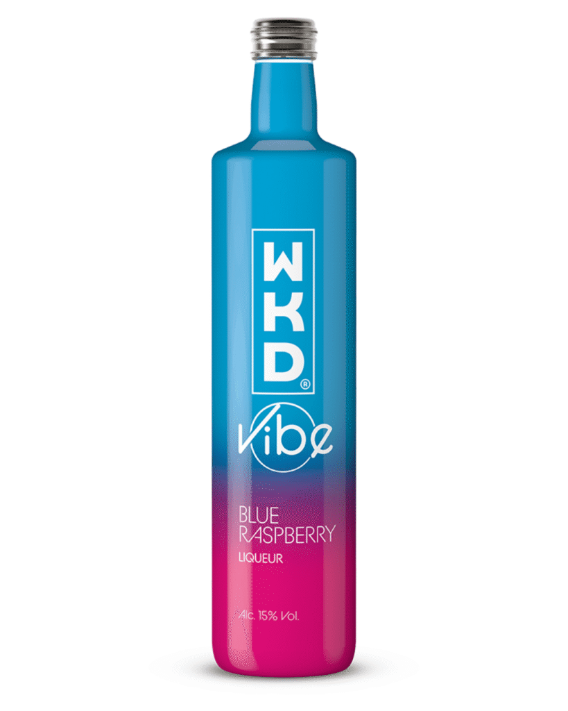 WKD Vibe Clear Blue Raspberry Liqueur 50 cl