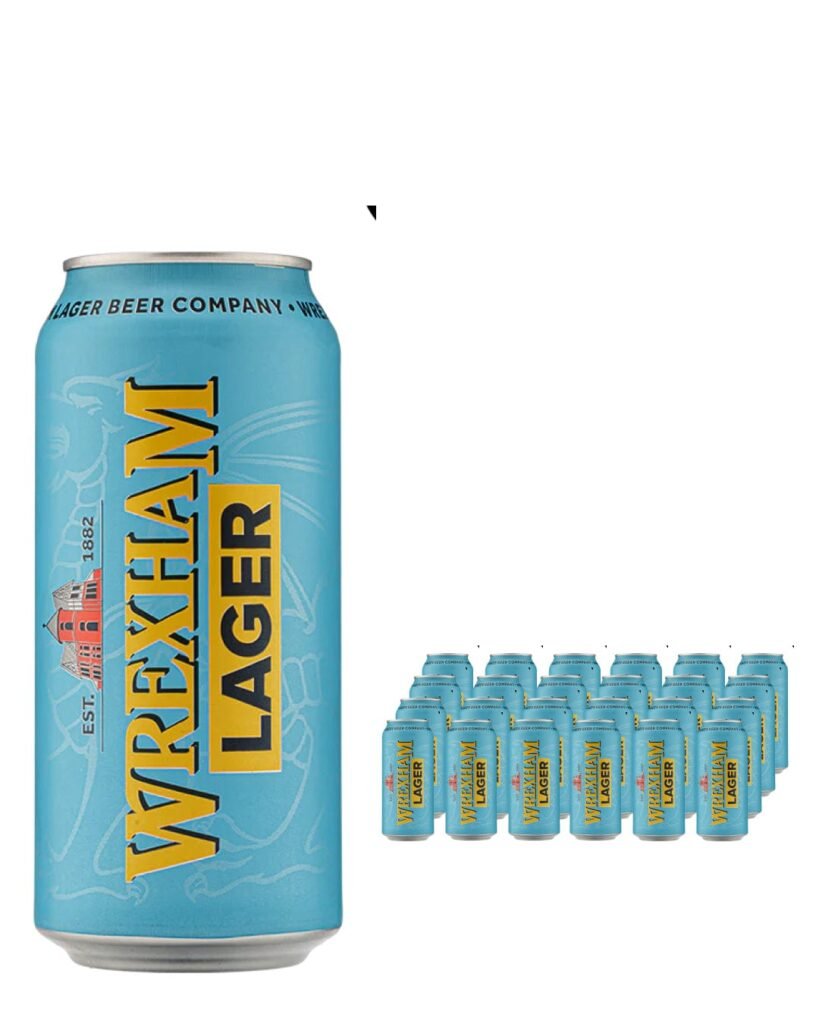 Wrexham Lager Beer Can 24 x 440 ml