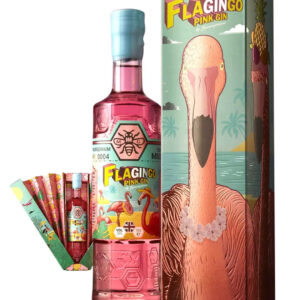 Zymurgorium FlaGingo Pink Gin Limited Edition Presentation Gift Set Box, 50 cl
