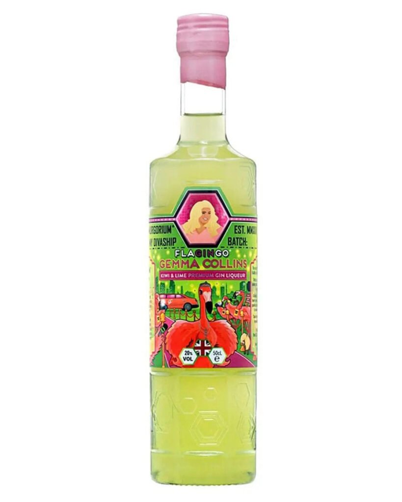 Zymurgorium Gemma Collins Flagingo Kiwi & Lime Gin Liqueur 50 cl